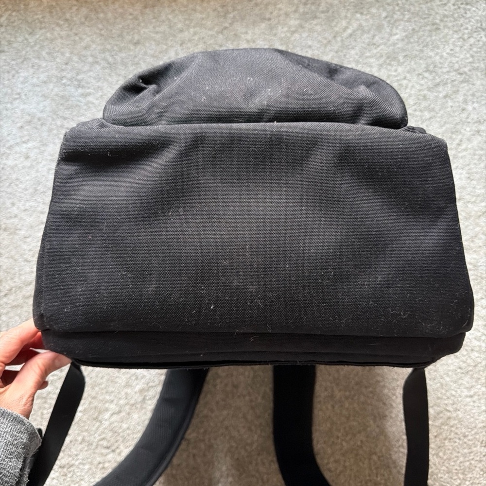 Filson Dryden Backpack Black Dark Navy Laptop Bag 1000D Nylon Leather Handle - Picture 13 of 16